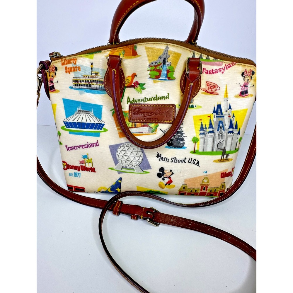 Disney Dooney & Bourke Walt Disney World Retro Stachel Purse Crossbody